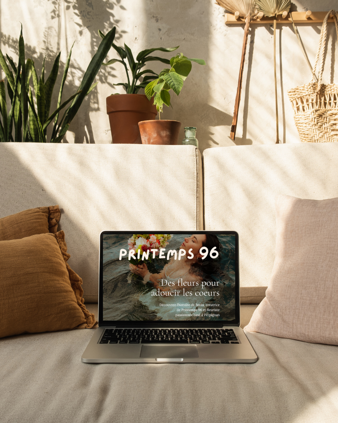 Site vitrine pour une fleuriste