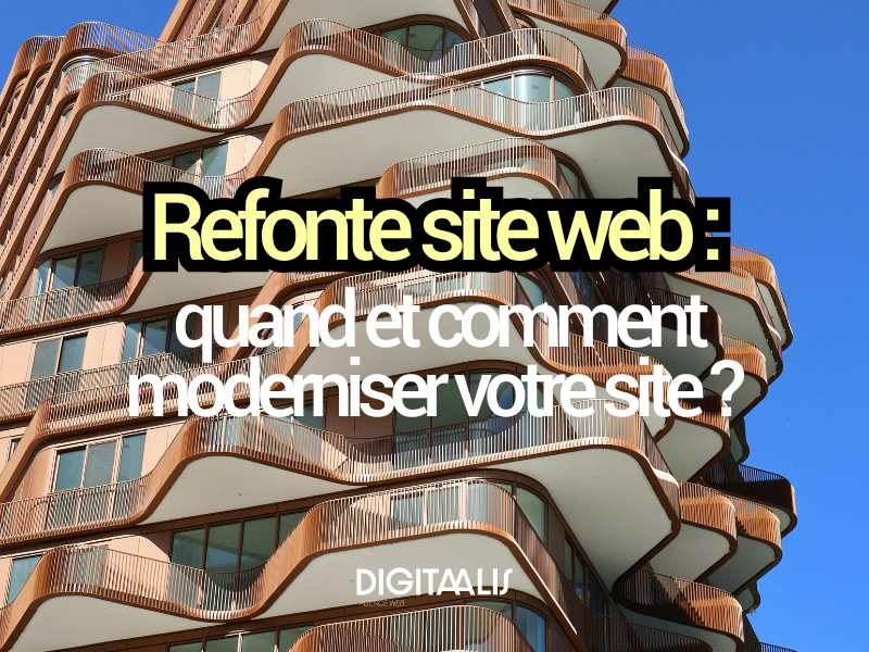 moderniser son site web