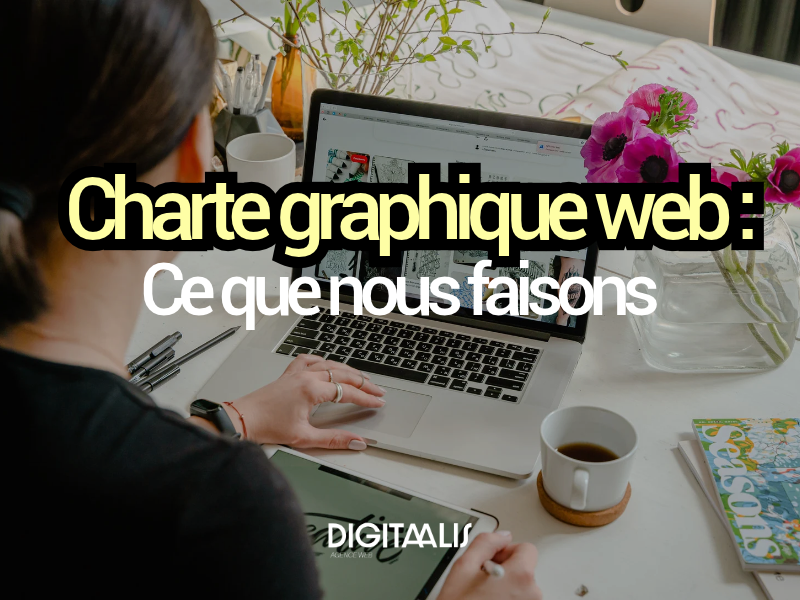 Nuancier de teintes posé sur une table, point de départ d'une charte graphique web